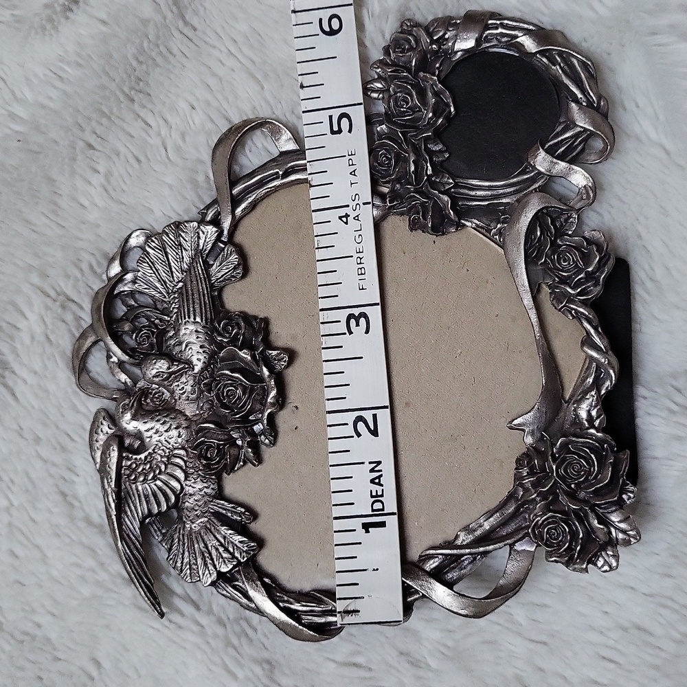 Vintage Birds and Roses Double Heart Picture Frame! - Picture 5 of 8